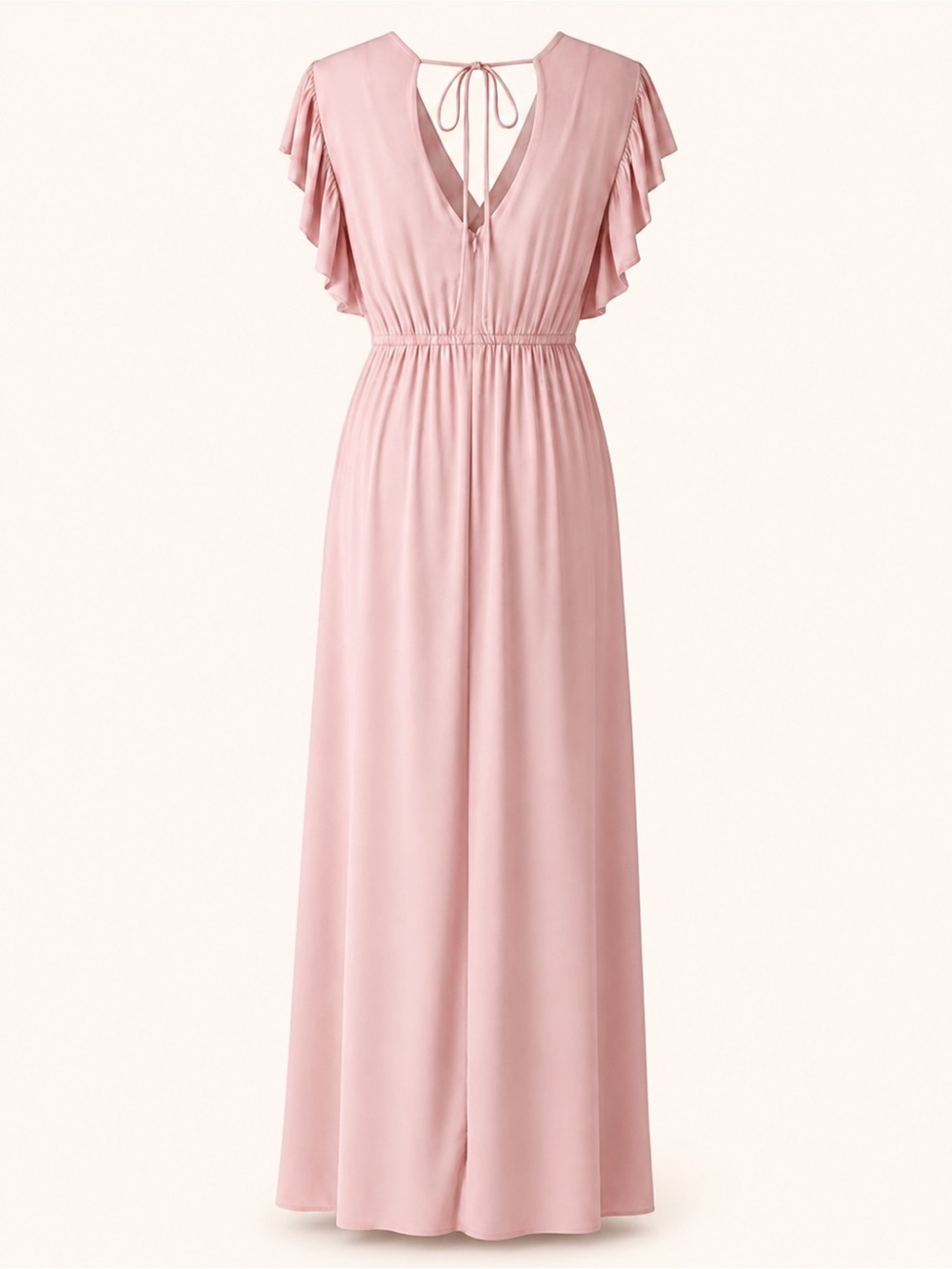 HALARA Blush Pink Maxi Dress with Button Front - Picture 2 of 3